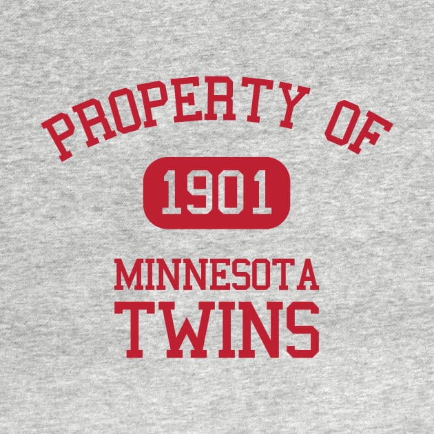 Property of Minnesota Twins 1901 by Funnyteesforme